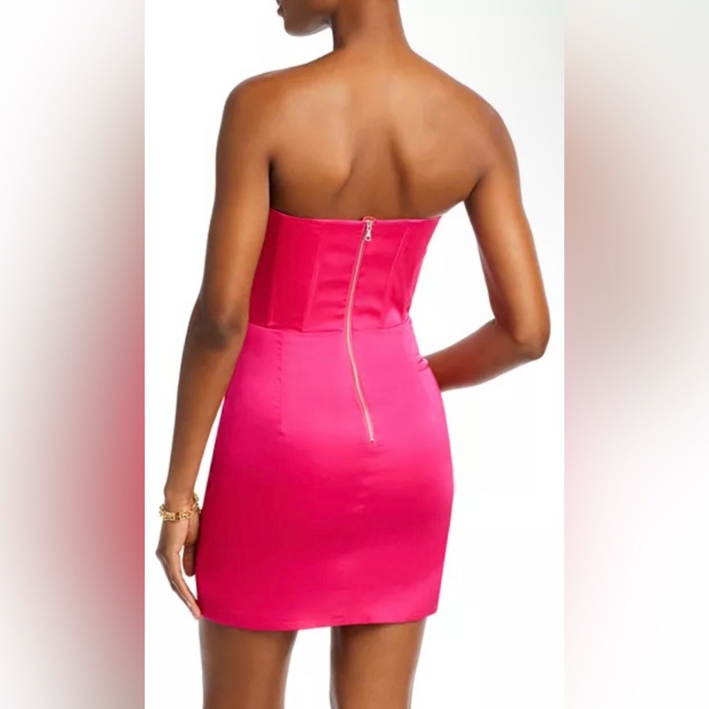 Bardot Trinity Corset Mini Dress NEW size L (8) - Picture 4 of 6
